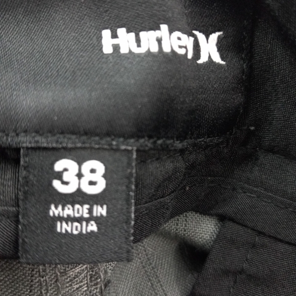 Hurley 38 Mens Gray Long Shorts - Picture 9 of 9